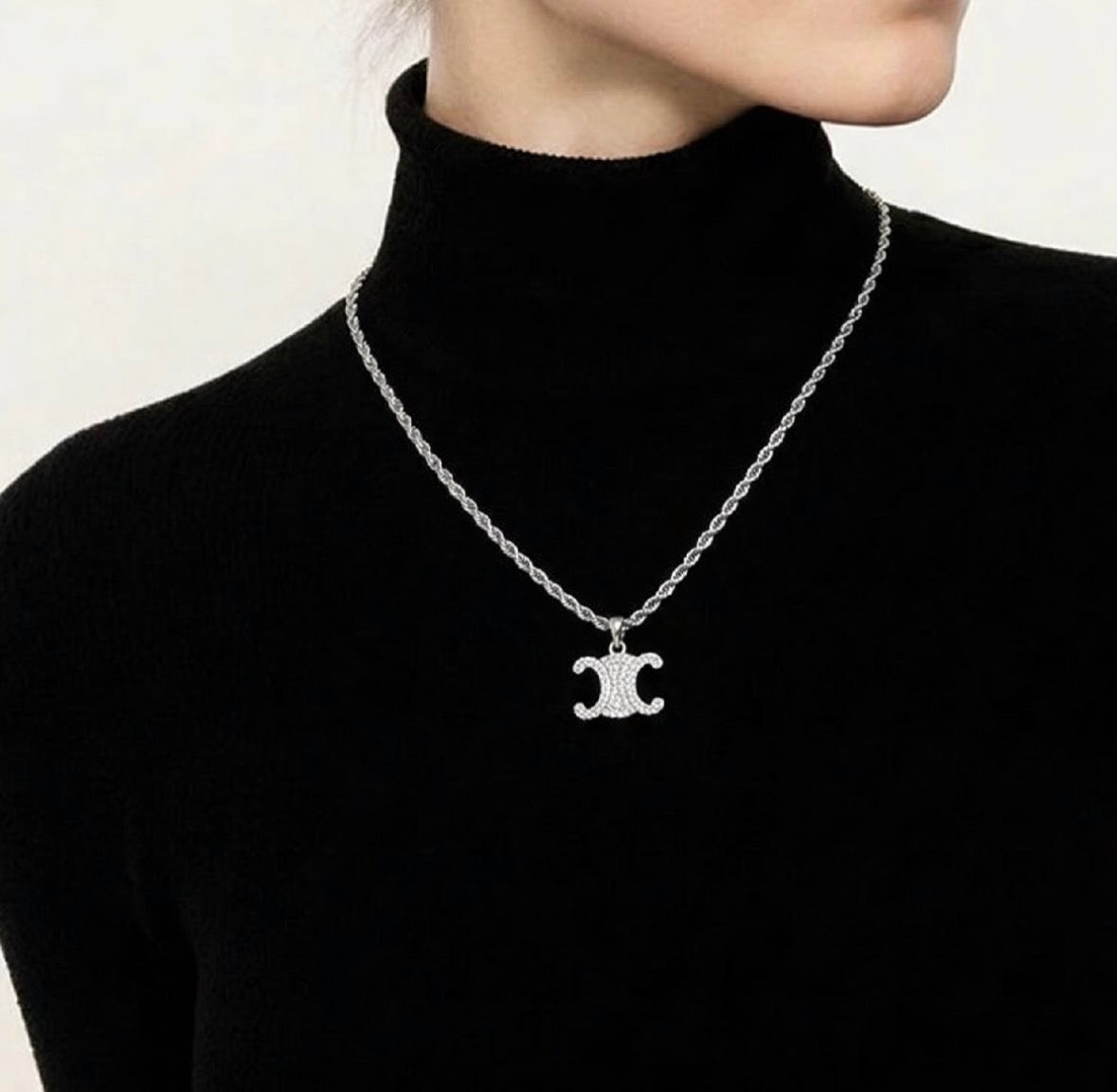 Upcycled Celine, Fendi, & Versace Necklaces