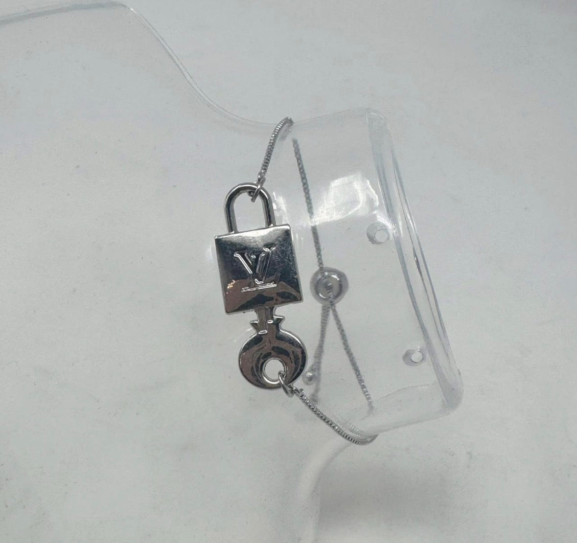The Silver Lock & Key Bracelet