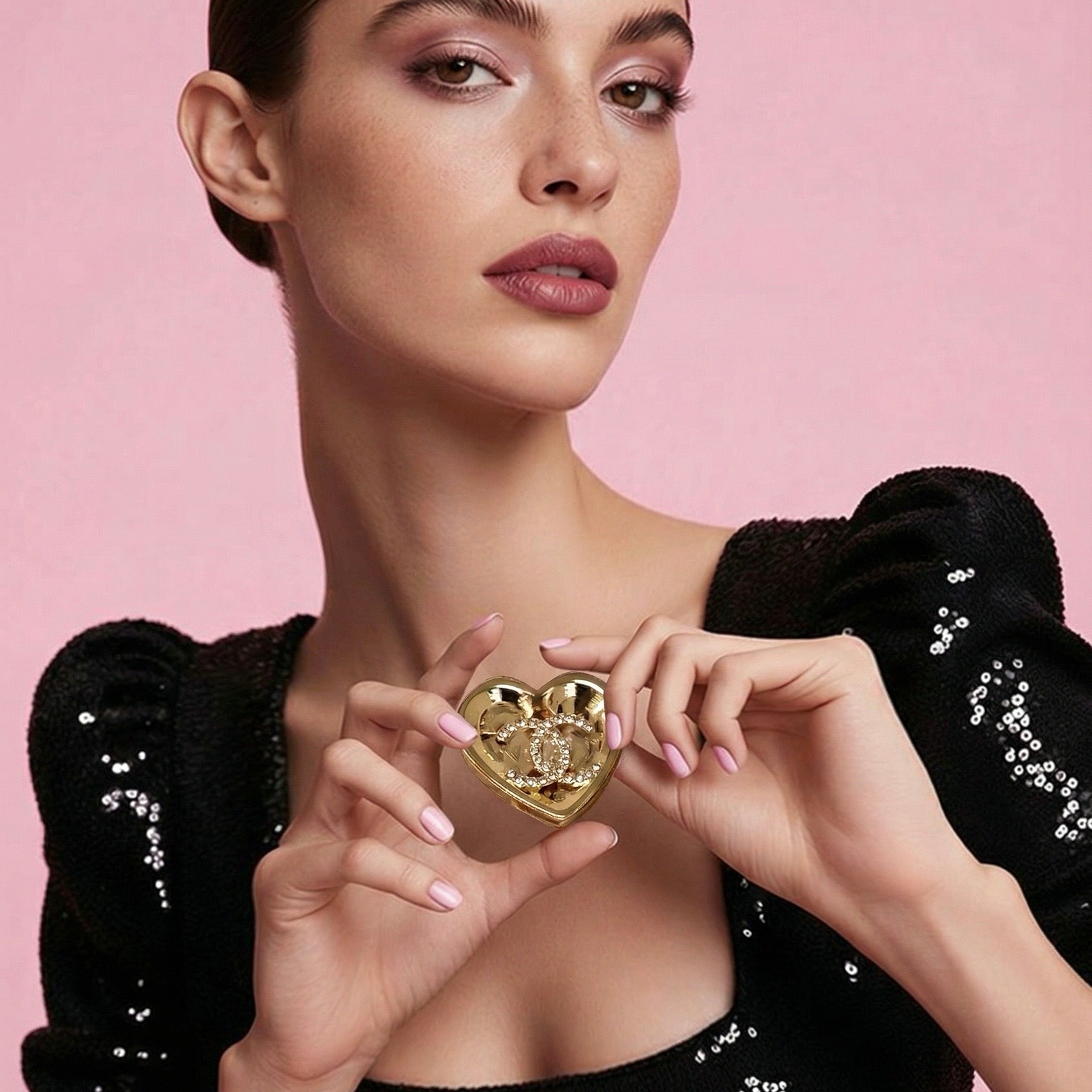 The Heart of Gold Brooch
