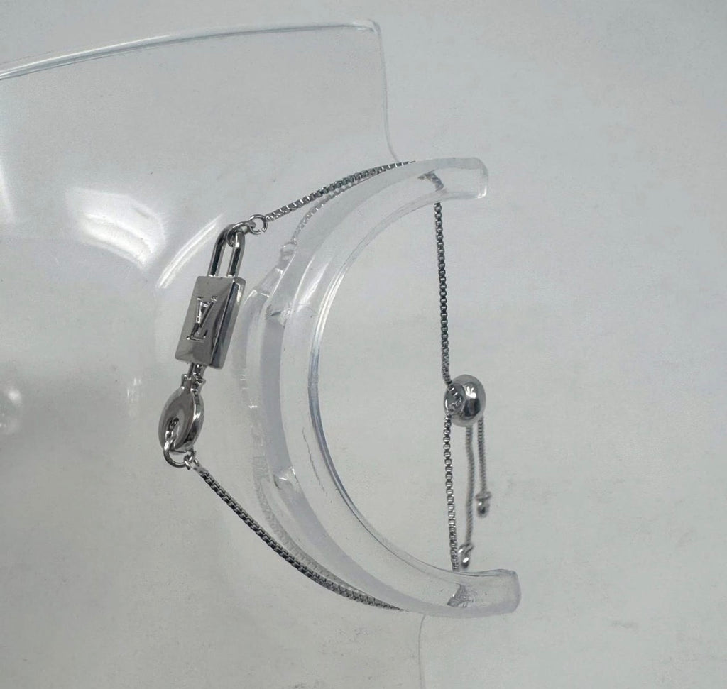 The Silver Lock & Key Bracelet