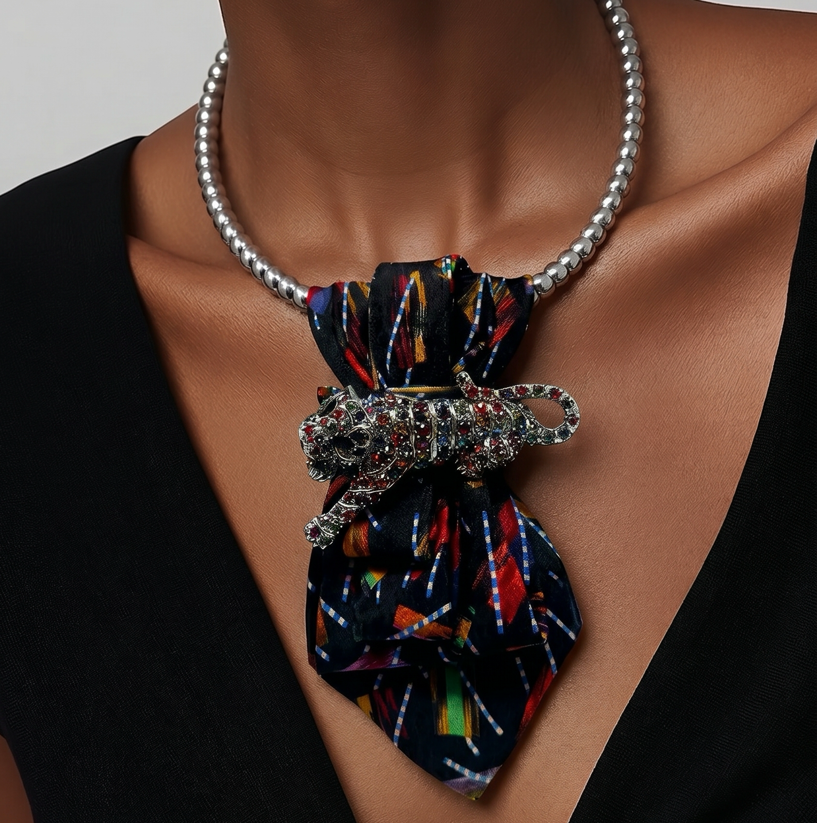 The Ziya Tie Necklace