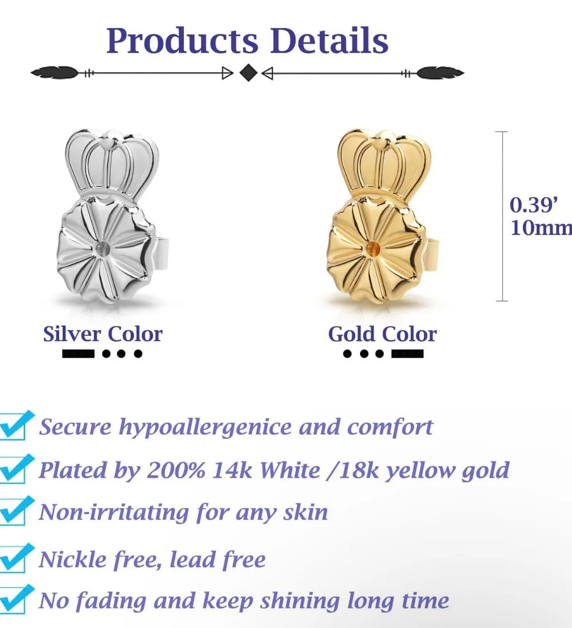 ADD-ON Secure Earring Backs