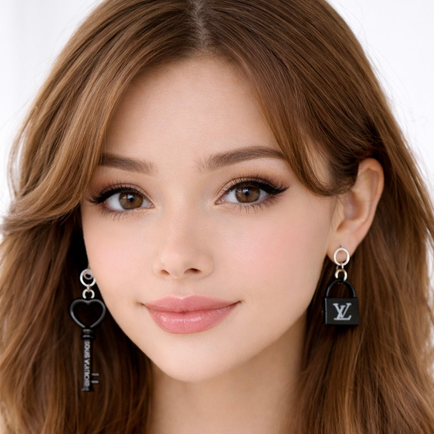 The Combination Black Earrings