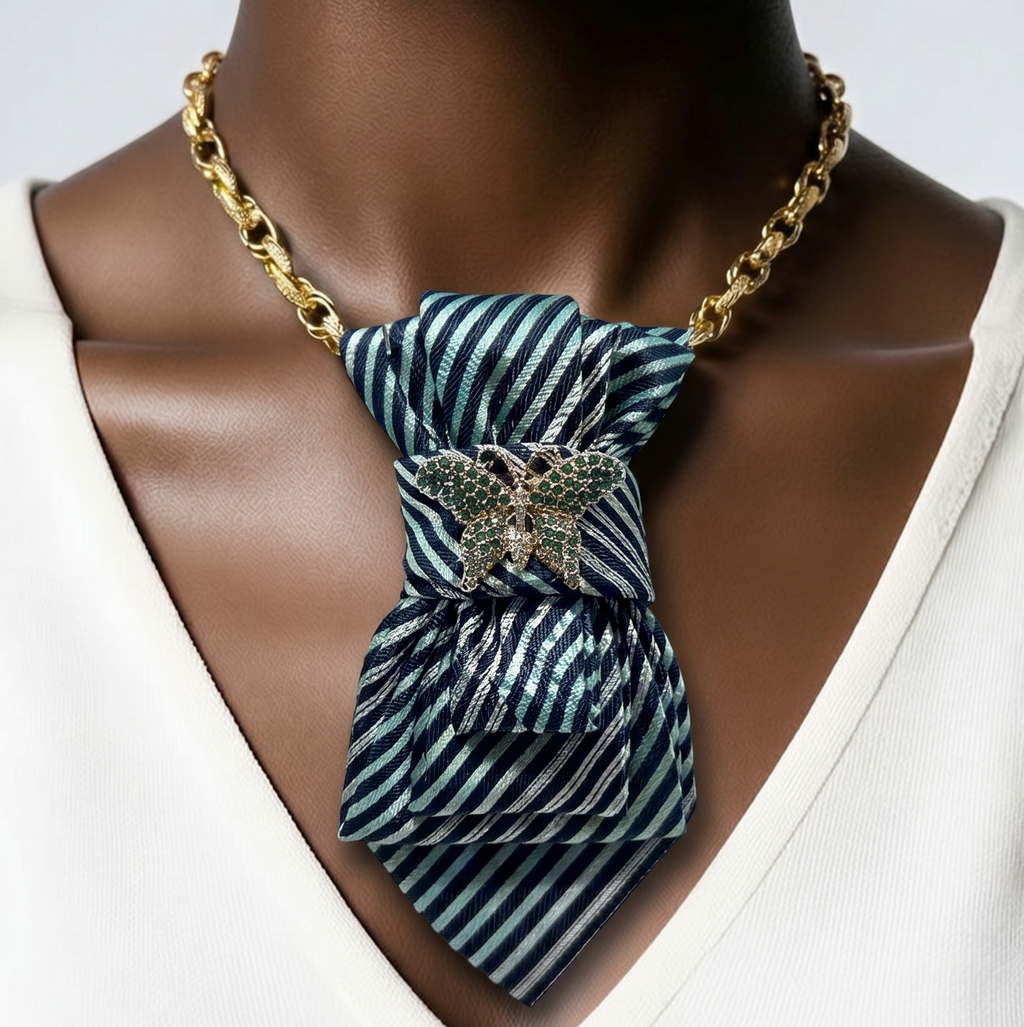 The Flutter Tie Necklace