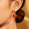 The Heart on Fire Earrings