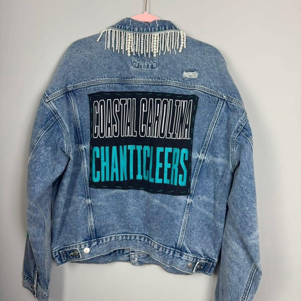 Coastal Carolina University Chanticleers Blue Denim Jean Jacket