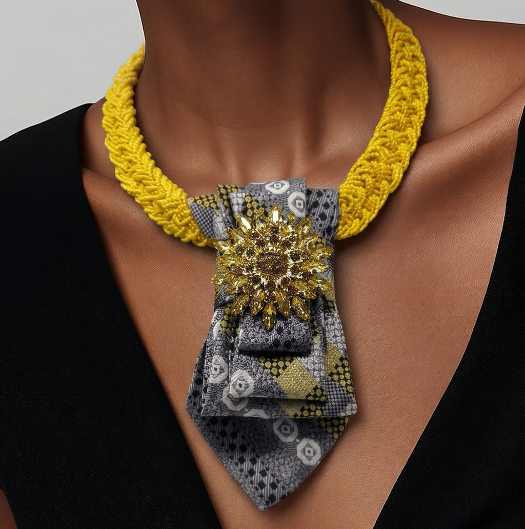 The Sunshine Tie Necklace