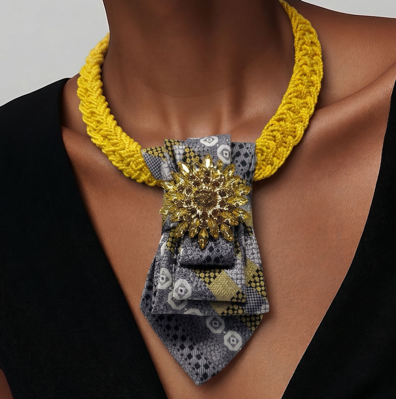 The Sunshine Tie Necklace