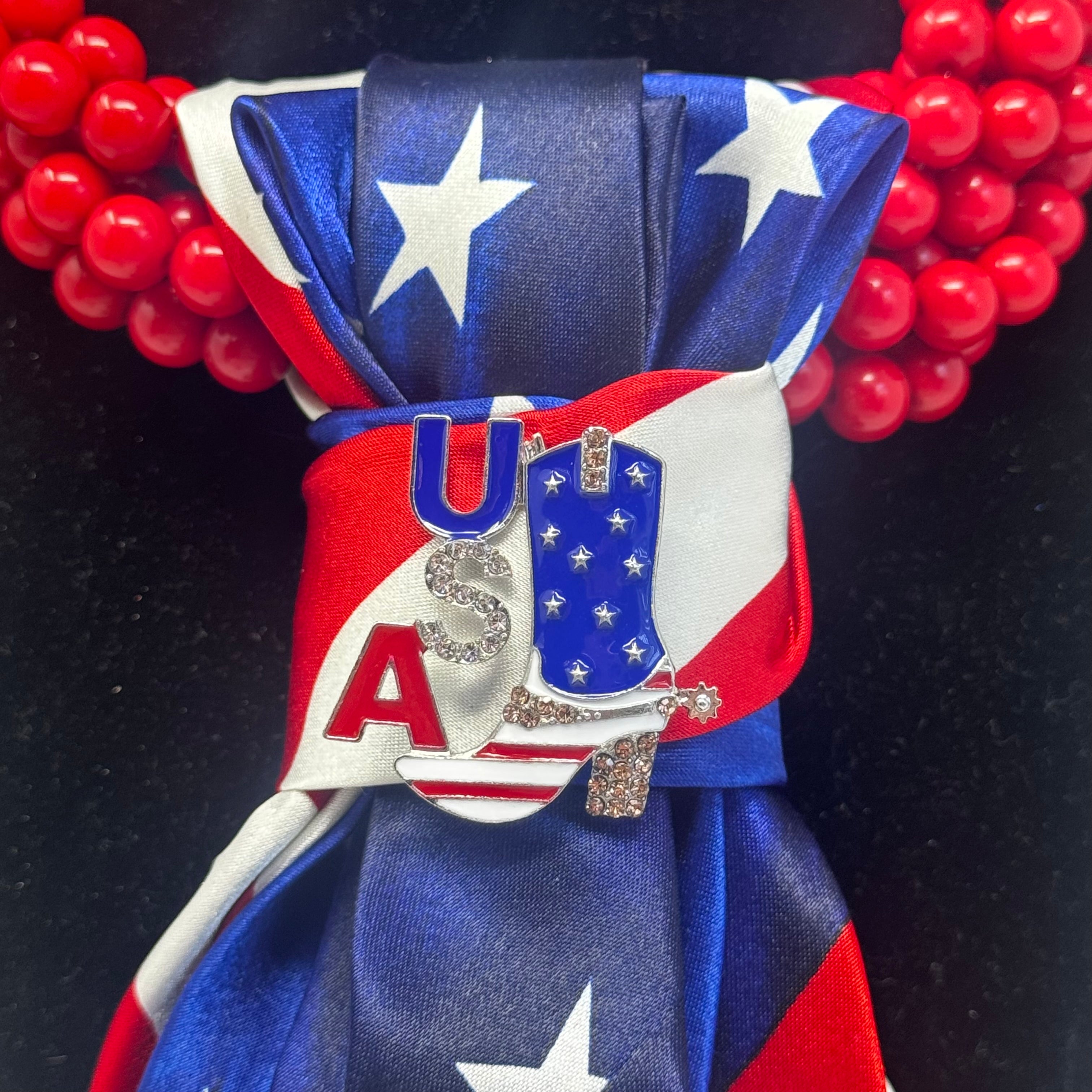 The Patriot Tie Necklace