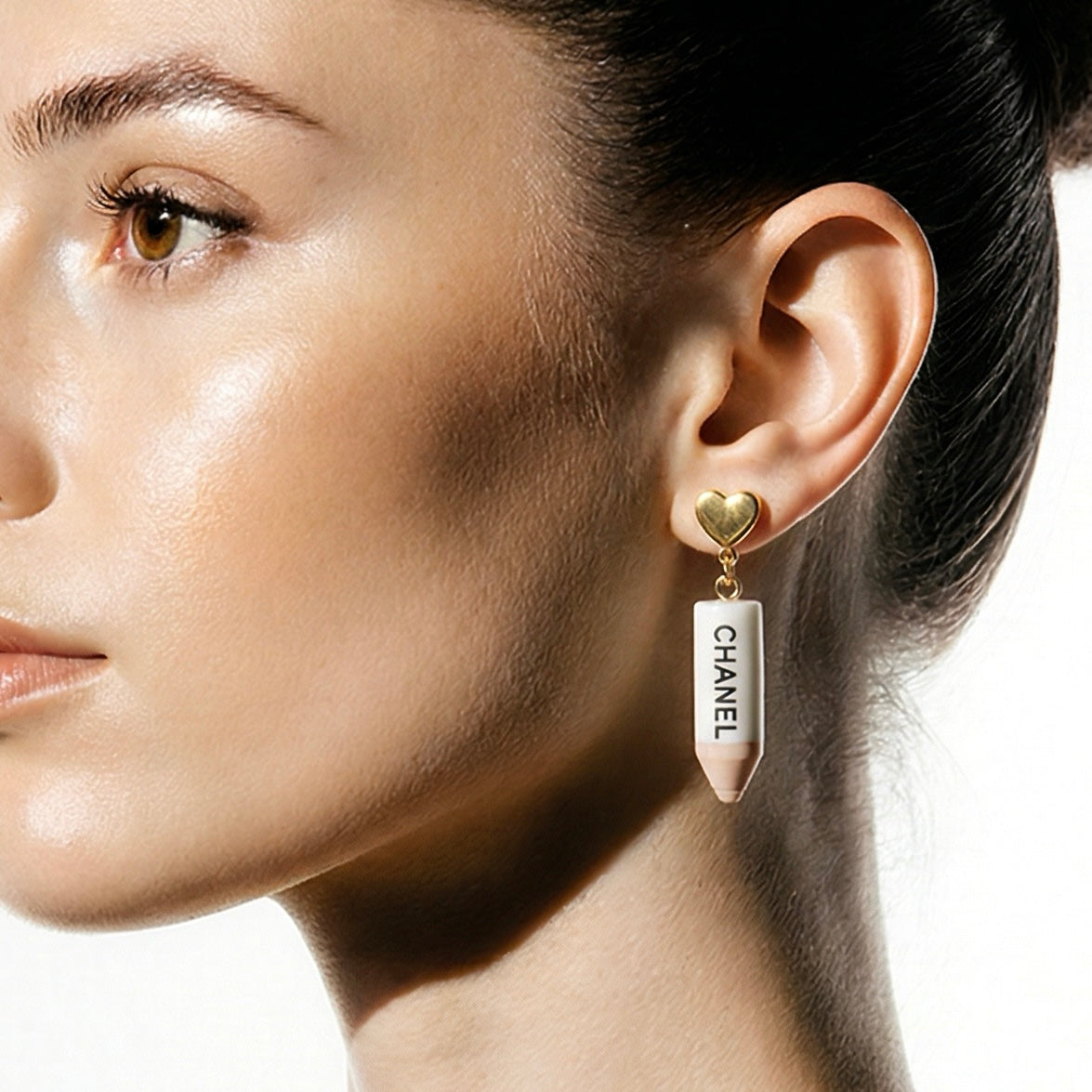 The White Pencil Earrings