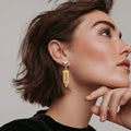 The Yellow Pencil Earrings