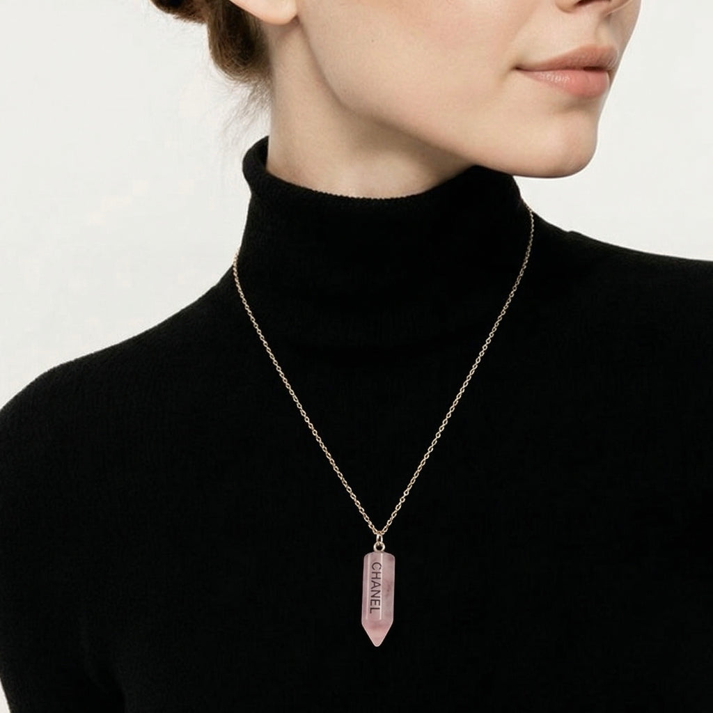 The Pink Pencil Necklace