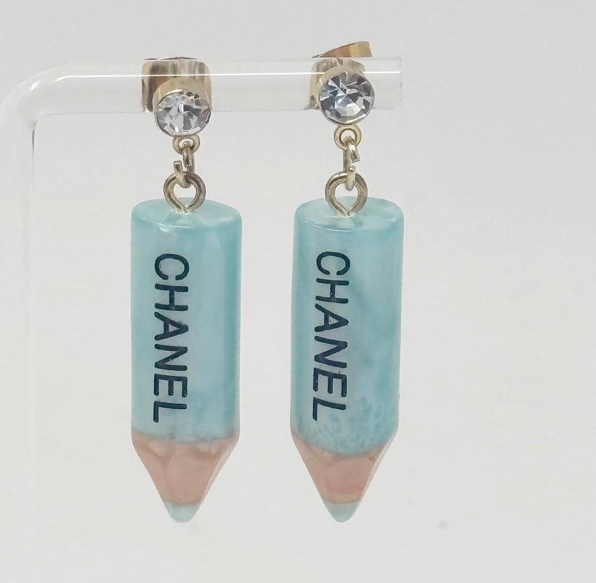 The Blue Pencil Earrings