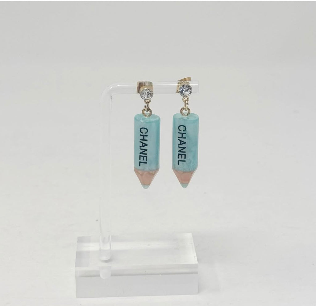 The Blue Pencil Earrings