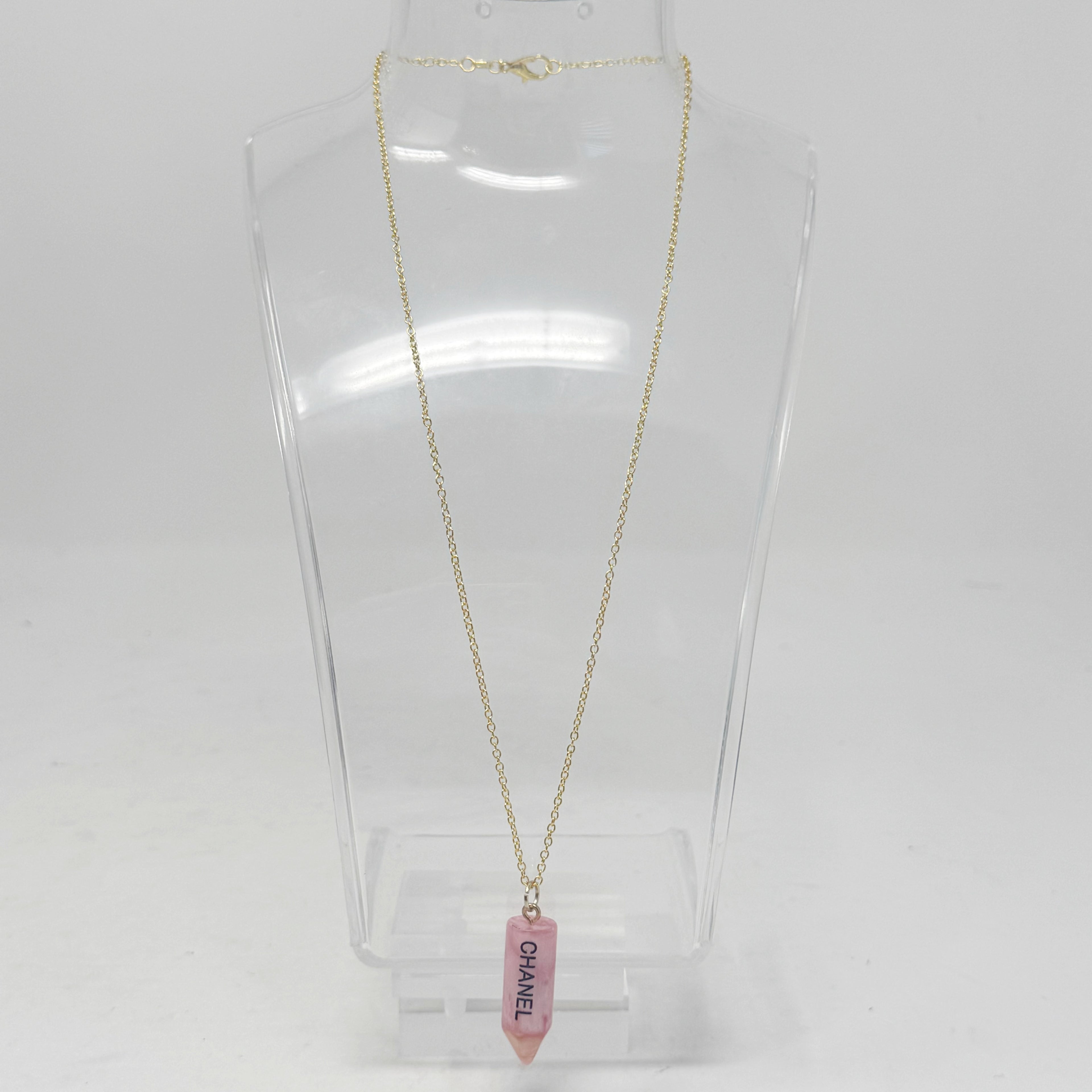 The Pink Pencil Necklace