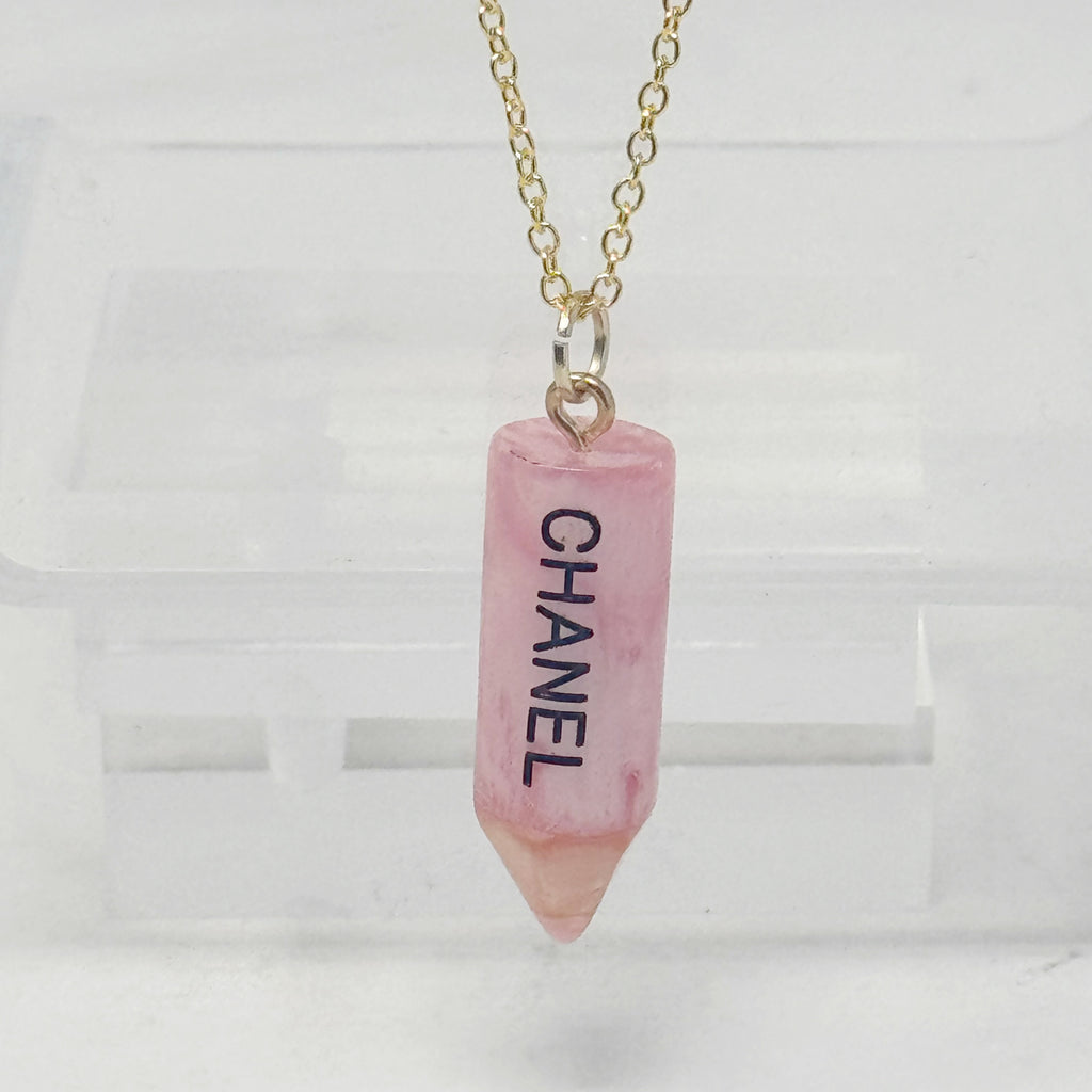The Pink Pencil Necklace