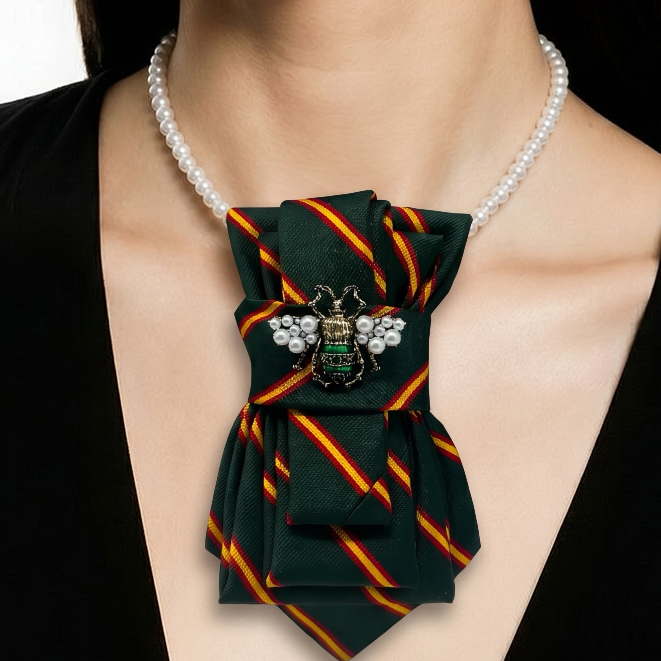 The Buzz Tie Necklace