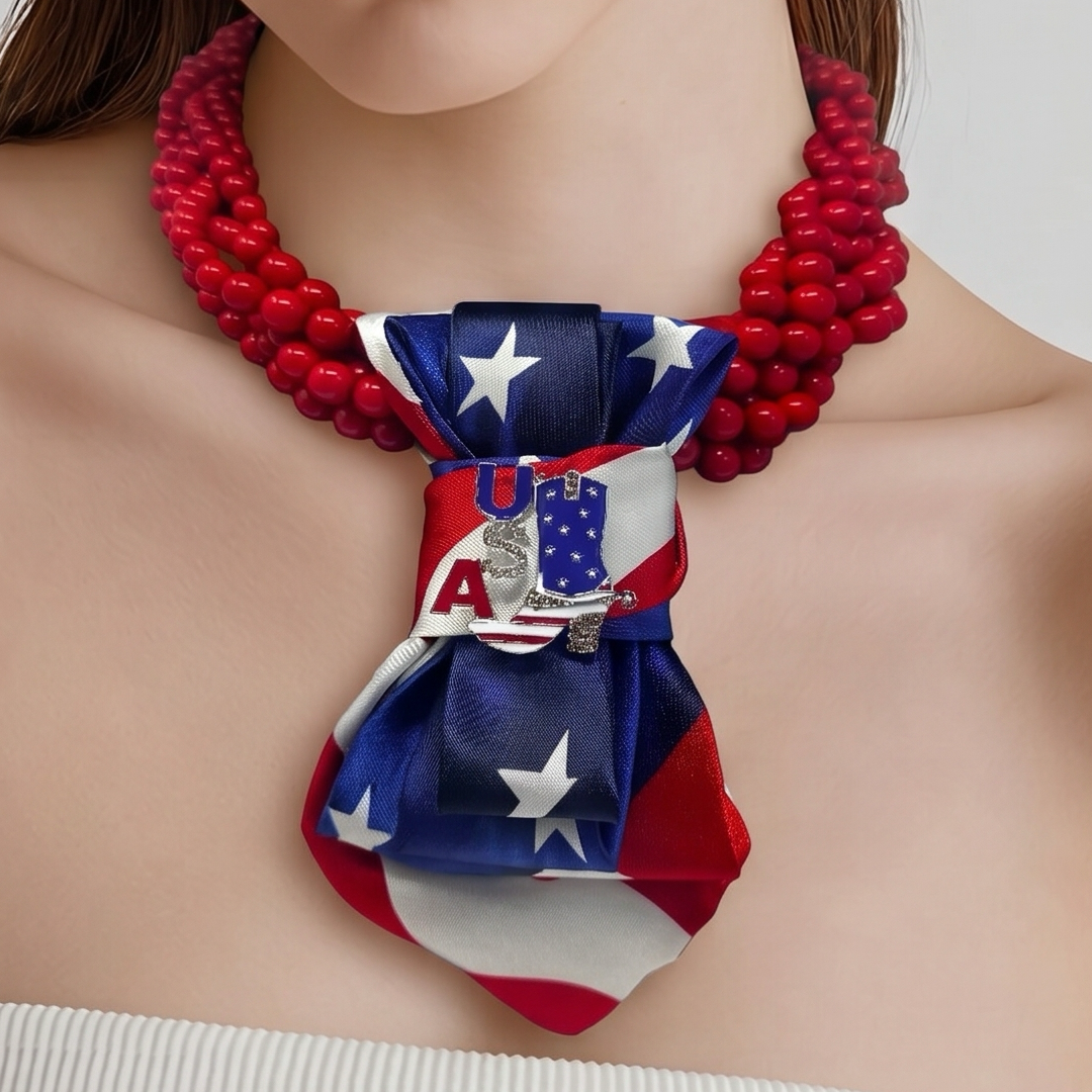 The Patriot Tie Necklace
