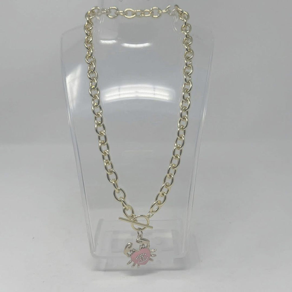 The Feeling Crabby Necklace