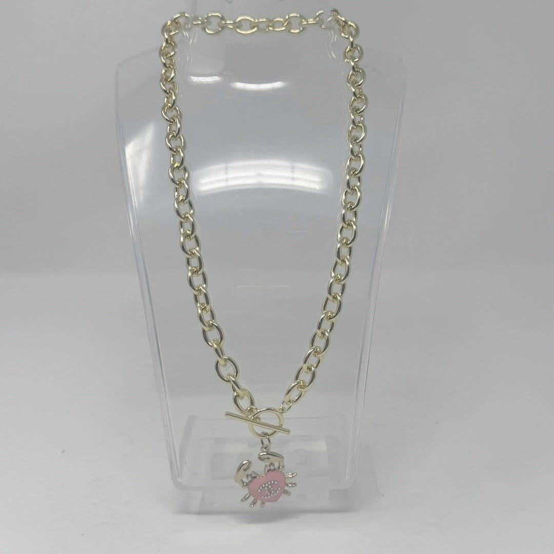 The Feeling Crabby Necklace