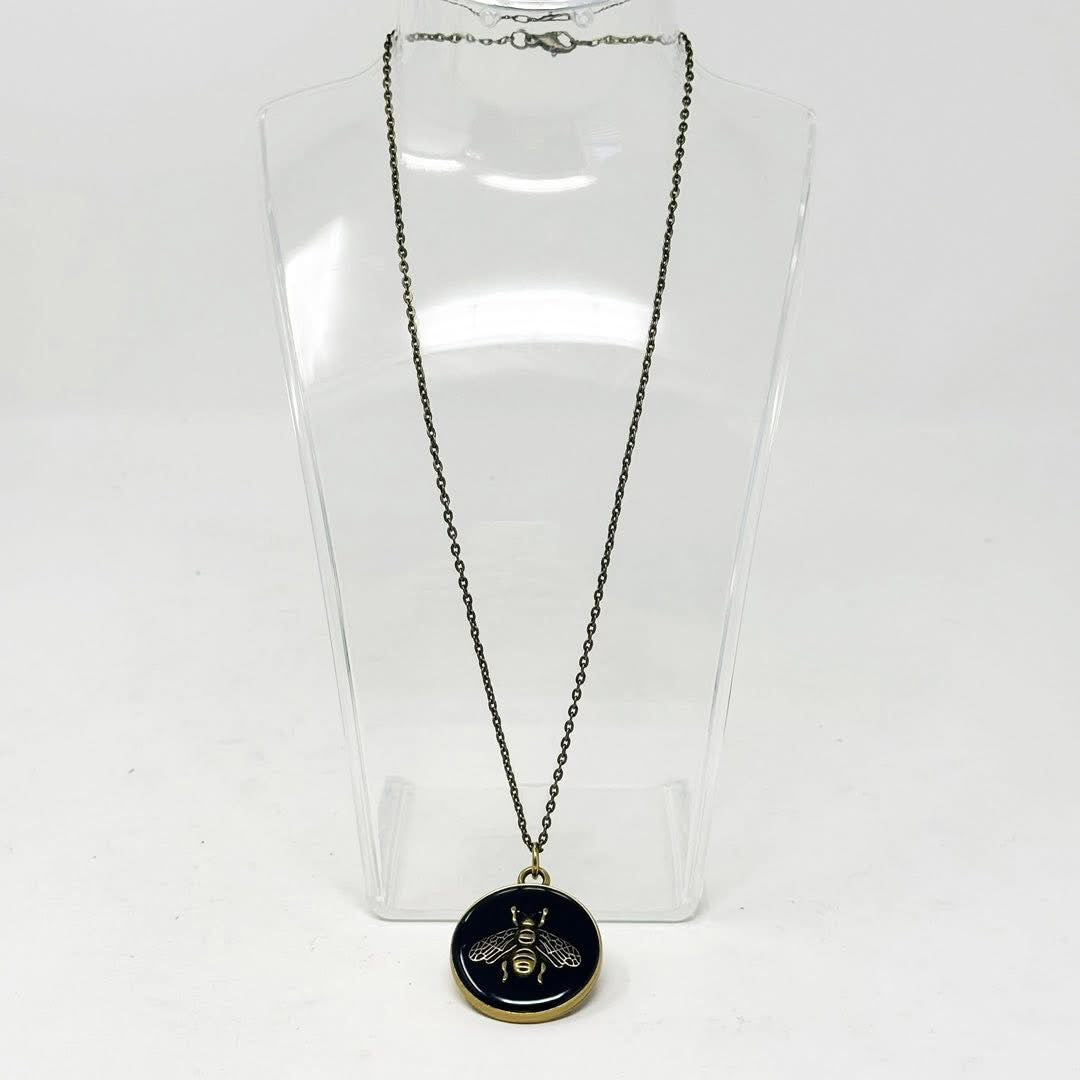 The Black Bee Necklace