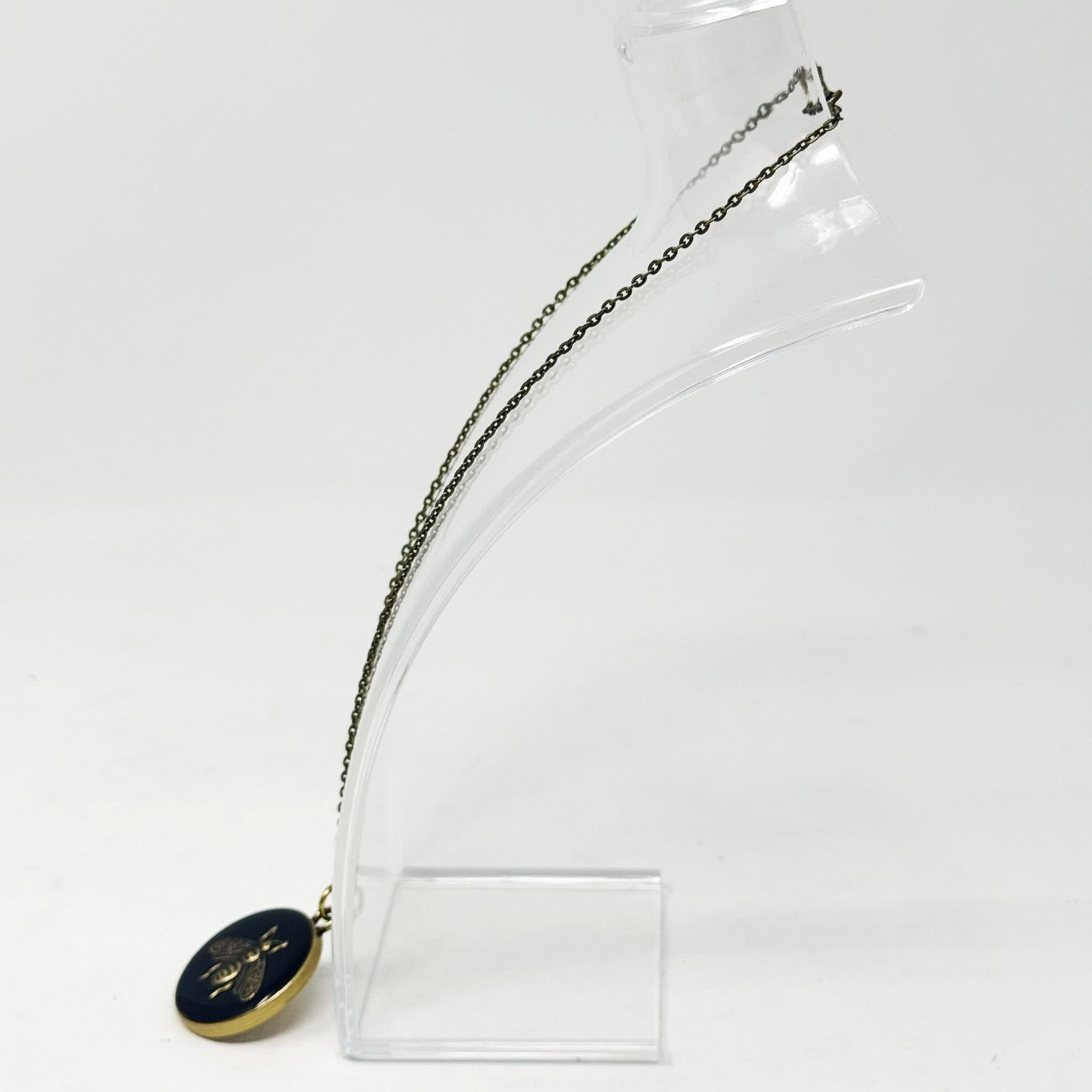 The Black Bee Necklace
