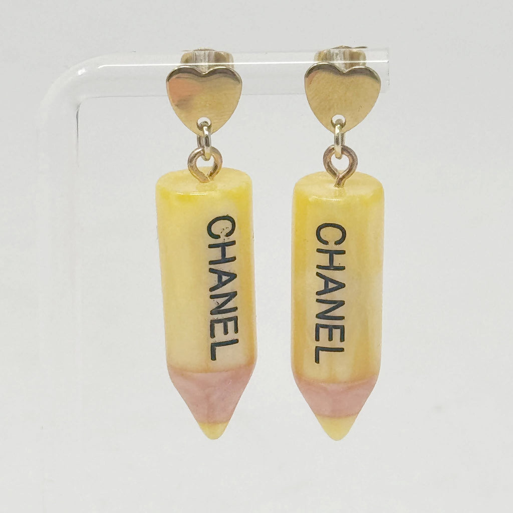 The Yellow Pencil Earrings