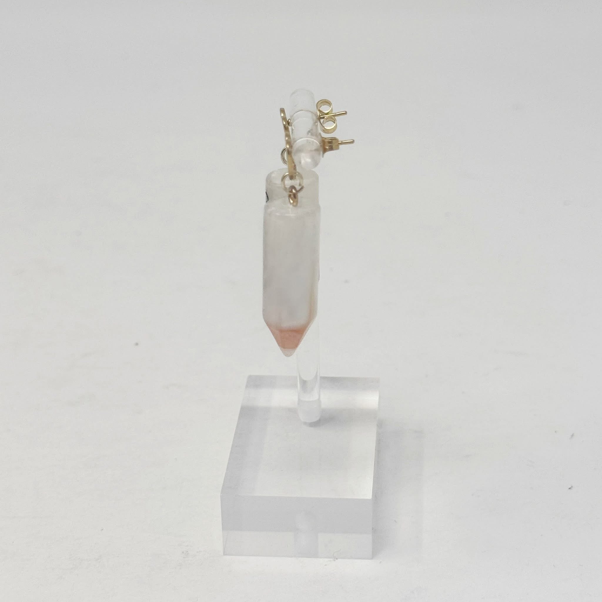 The White Pencil Earrings