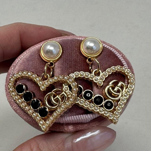 The Big Heart Earrings