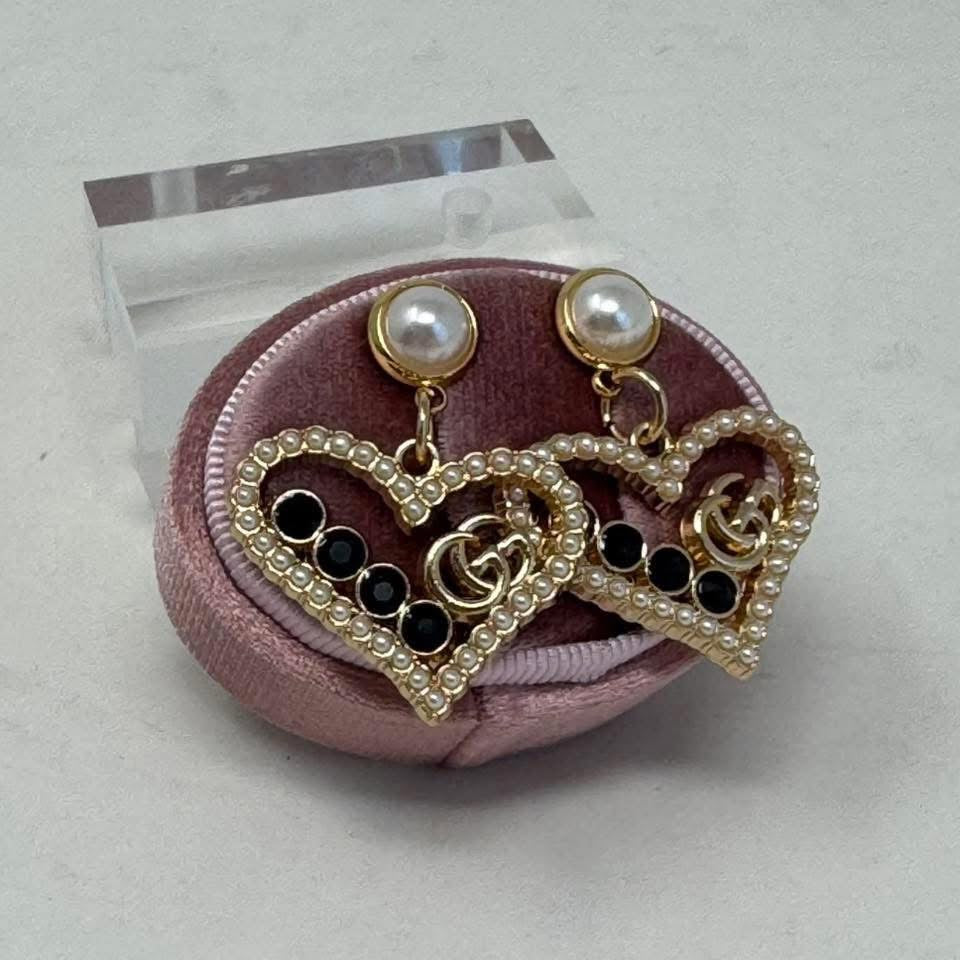 The Big Heart Earrings