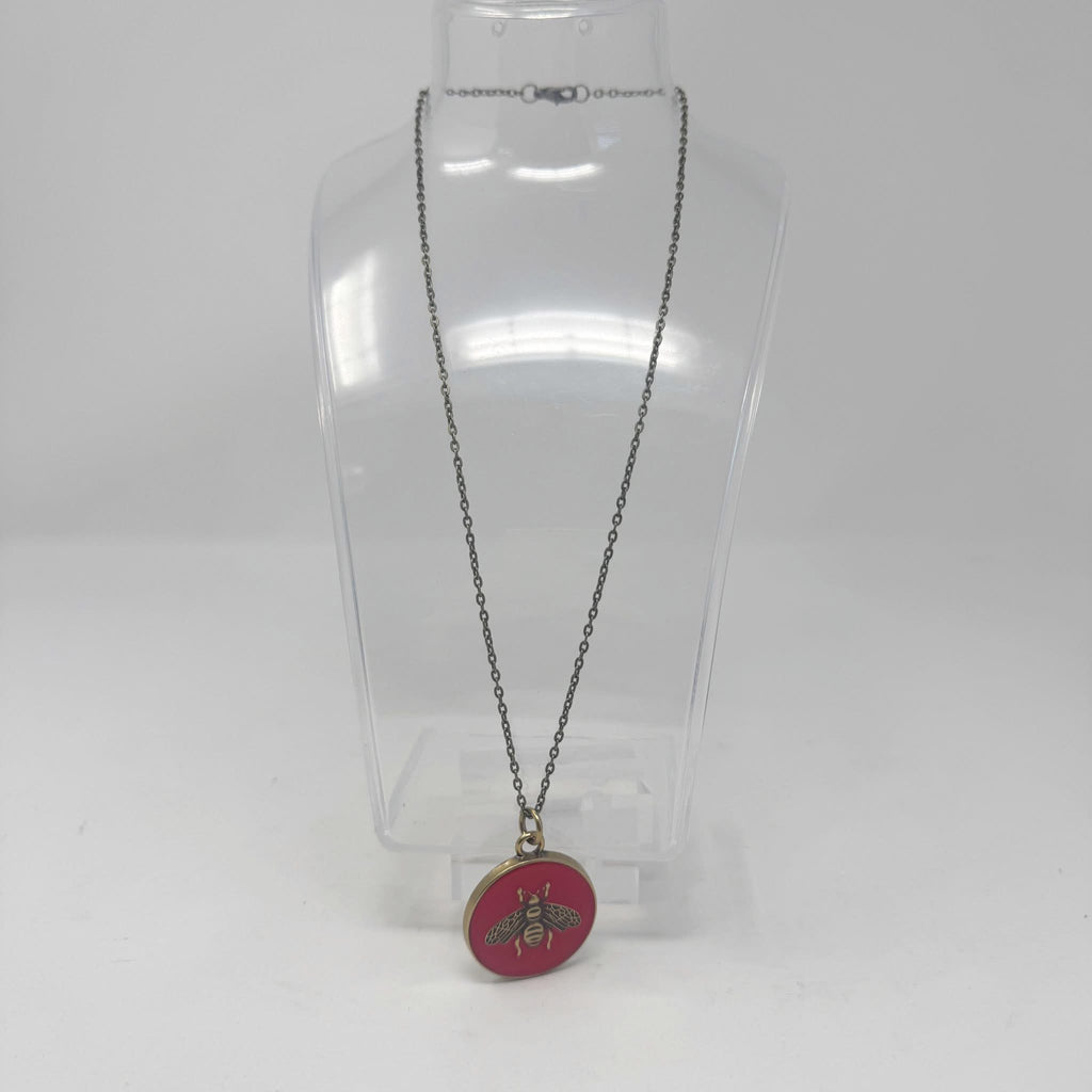 The Red Bee Necklace