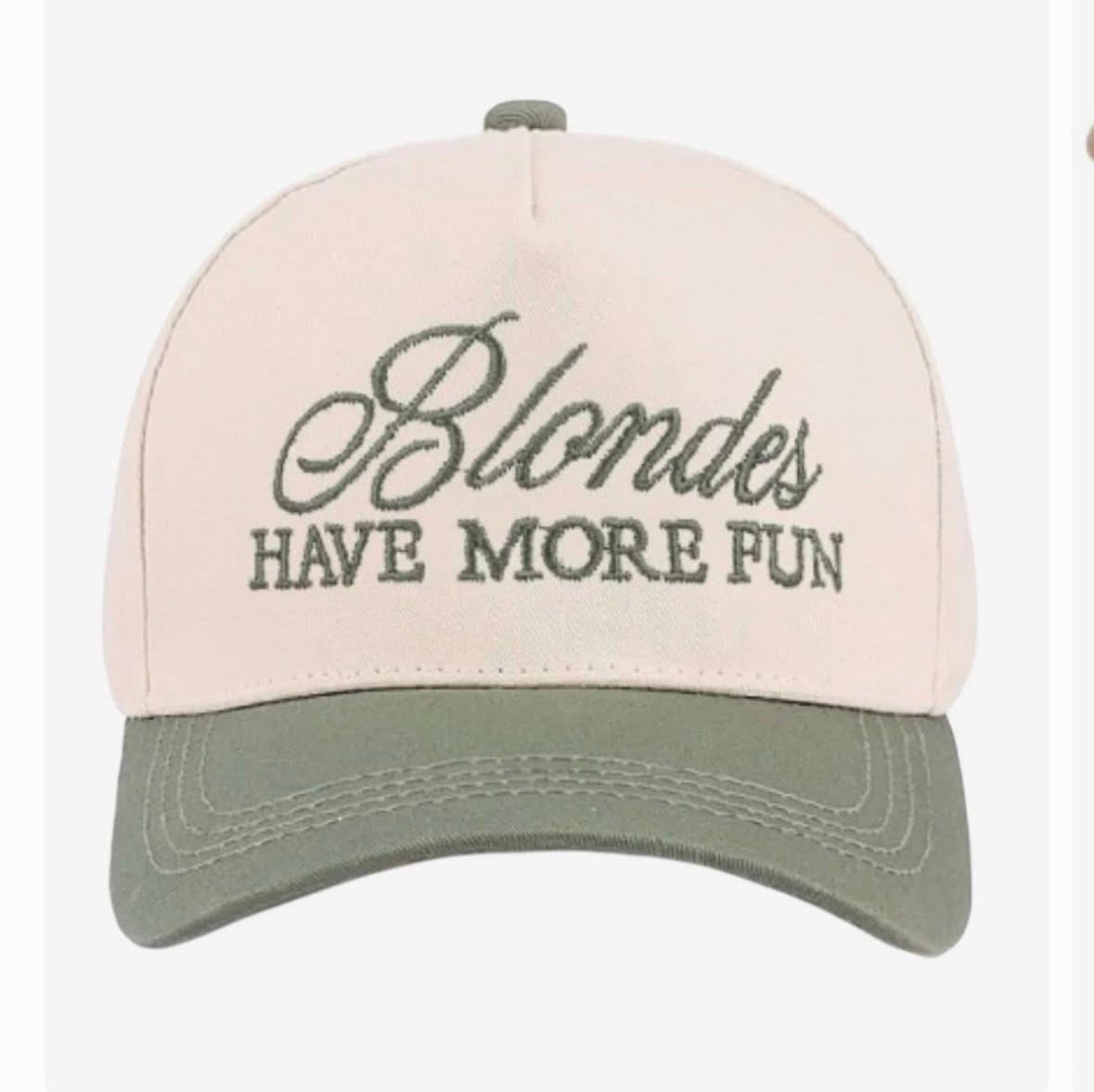 The Blondes Green Hat
