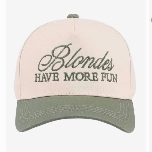 The Blondes Green Hat