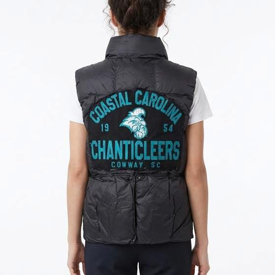 Coastal Carolina Chanticleers Upcycled Puffer Vest