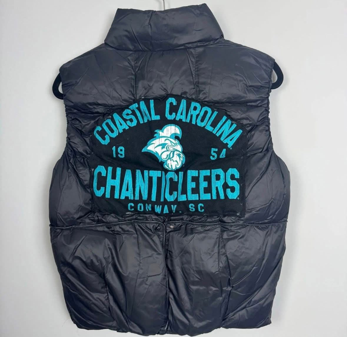 Coastal Carolina Chanticleers Upcycled Puffer Vest