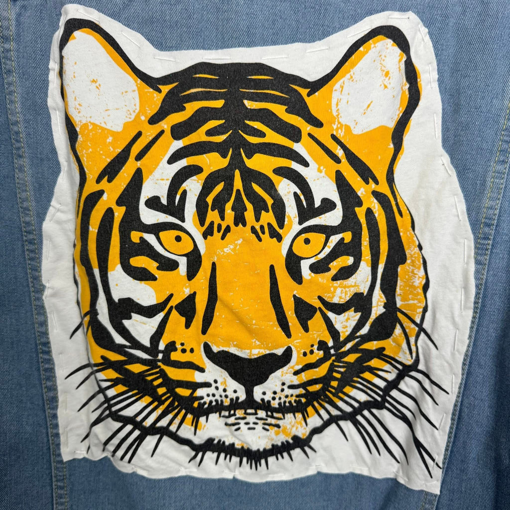 Clemson University Tigers Blue Denim Jean Jacket 