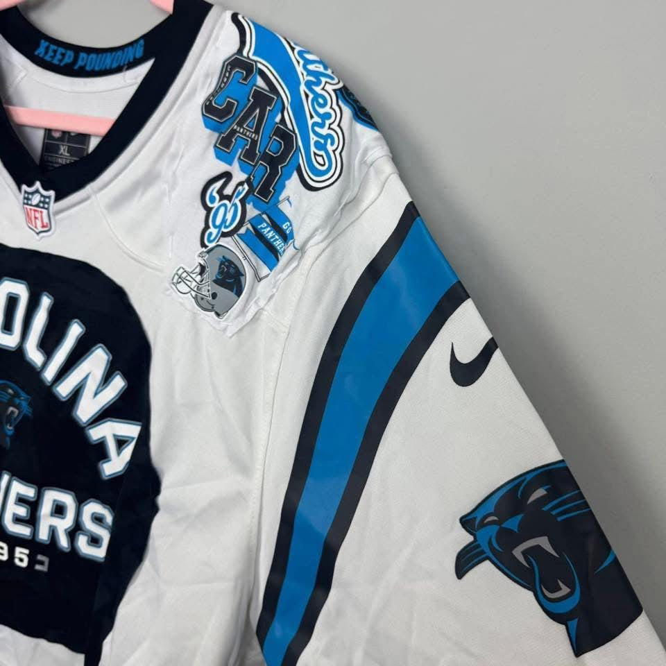 Carolina Panthers White Jersey
